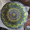 Assiette en porcelaine d'oméga