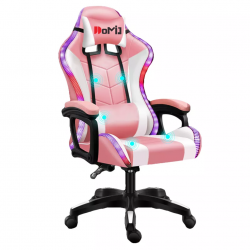 Chaise de Gaming en cuir, avec Massage à sept points
