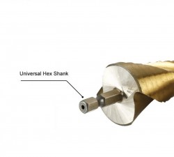 Foret étagé M2 Unibit à tige hexagonale