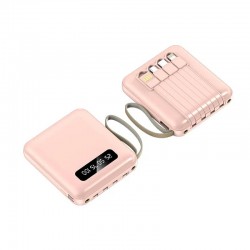 Mini Power Bank à affichage numérique, batterie externe portable universelle, directions de charge 4 en 1, 20000mAh disponible sur afoma-cm